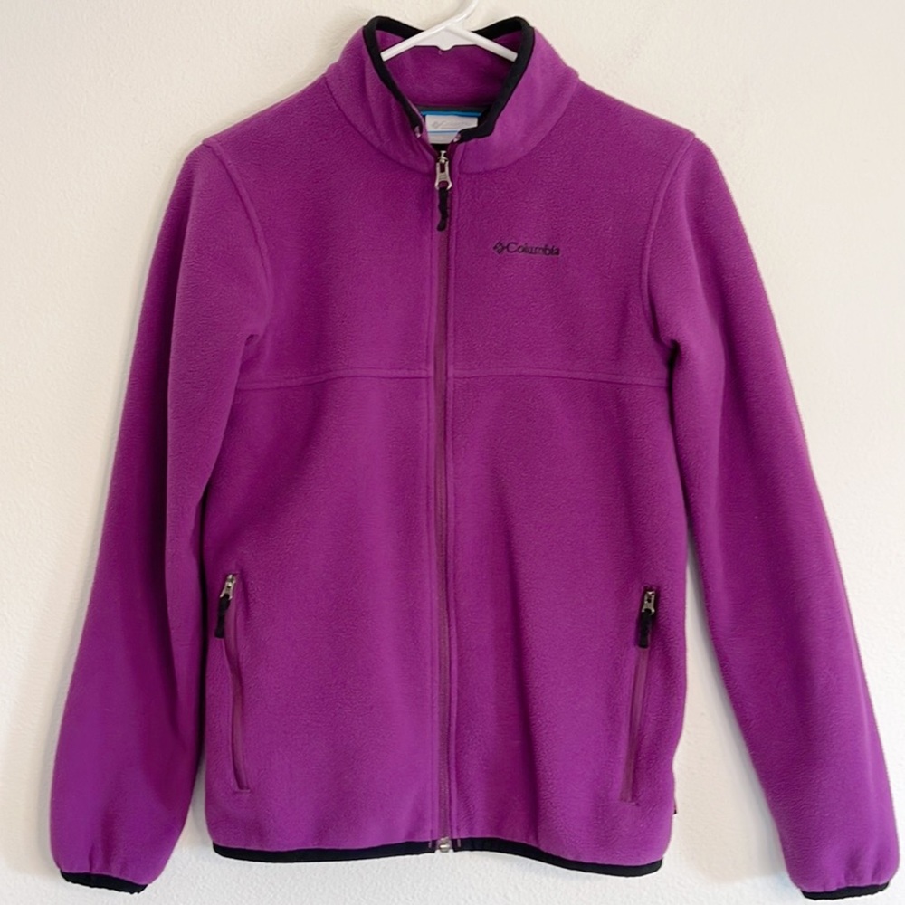 Columbia zip up fleece jacket L